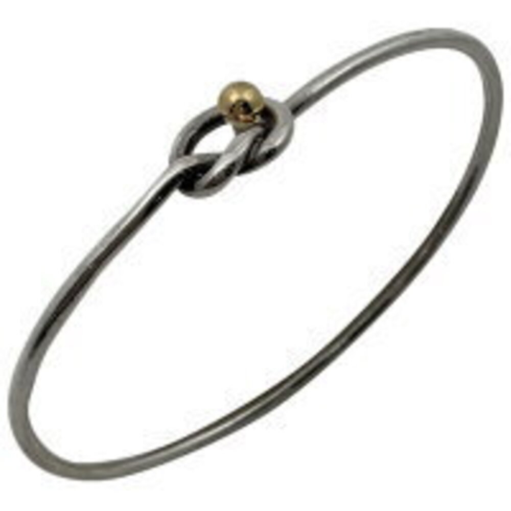 Tiffany Co Hook Eye Love Knot Bracelet Sterling Silver